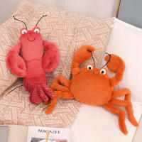 Muñeco De Peluche De Lobo De 30 Cm Cangrejo De 22 Cm Decoración Para Habitación De Gato Y Perro Juguete De Animales Suave Regalo Para Niños - details 0