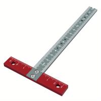 Regla De T En Aleación De Aluminio Con Impresión Láser Metríca Regla De Dibujo Compañera De Seto De Rectángulos 170MMx85MM Para Arquitectos - details 6