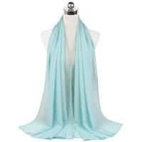 Nueva Elegante Bufanda De Mujer 2023 Modesta En Chiffón Sólido Tamaño Grande Abrazadora Para Cabeza Y Cuello Protección Solar Estilo Fashion - details 22