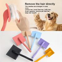 Cepillo De Aseo Extra Largo Para Perros Y Gatos Cepillo De Pelaje Para Doodle Eliminador De Pelos Metálico Resistente - details 3