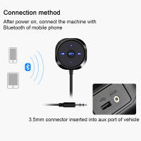 Bluetooth Kit de coche, Bluetooth receptor, Adaptador de audio Manos libres Bluetooth, Micrófono incorporado, clip de ventilación de Aire, Cargador de coche USB 2.1A - details 2