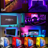 Tira De LED Flexible RGB 1/3/5M Con 24 Teclas Para Cuarto De Juegos Hogar Fiesta TV Luz De Retroiluminación Color Cambiante Para Niños - details 2