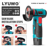 LYUWO Mini Molina Eléctrica Recargable Para El Hogar Máquina De Corte Y Pulido Portátil Con Potencia De 12V Tamaño Compacto Para DIY - details 1