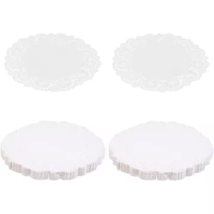 Paper Lace Doilies Paper Placement Table Placemats Paper Lace Decorative Tableware Placemats Pour Wedding Birthday Tea Party & ; Eating Dishes - 1