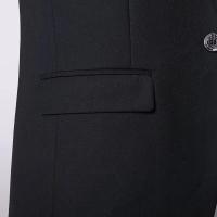 Traje Formal Para Hombre S-9XL Chaqueta + Chaleco + Pantalones Estilo Británico Casual Exterior Moda Boda Slim-fit Conjunto Completo - details 17