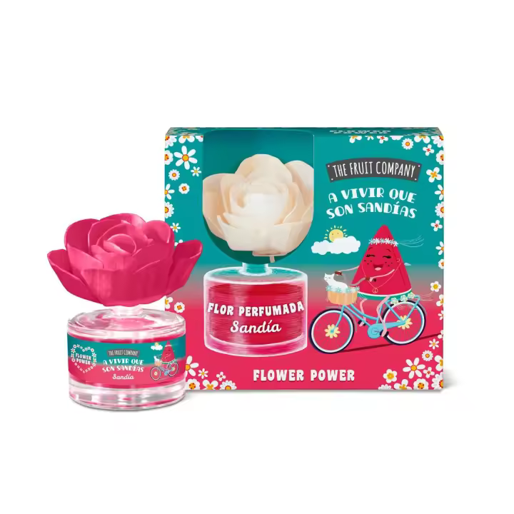 PACK 3 UND The Fruit Company - Ambientador flor perfumada Flower Power - Sandía - 1