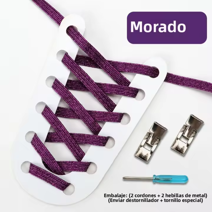 Alpargatas Elásticas 8MM Para Hombres Y Mujeres Cierre Cruzado Correa De Malla Colorido 25 Opciones 1 Paquete - 1