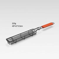 Cage De Barbecue De Madera Al Aire Libre Para Carne Y Verduras Con Mango De Barra Para Camping Herramientas De Picnic - details 6