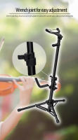 Soporte De Violín FL-13D Flanger En Negro Trípode Metálico Con Anillo Para Arco Accesorio De Violín De 3 Patas Para Soporte Y Colgaje - details 5