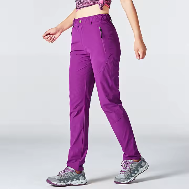 Pantalones De Trekking Para Mujer TRVLWEGO Verano Secado Rápido Elasticidad Adecuados Para Caminar Correr Pesca Camping Senderismo - 1