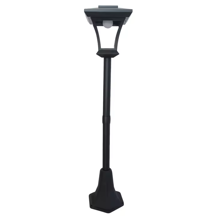 LILI HOME 🌟 Farola Solar de Jardín – Elegancia, ahorro energético y decoración en un solo producto Modelo de 100 cm y 146 cm. Cabezal de lámpara: 20 cm x 20 cm – Farol elegante con forma cuadrada, perfecto para una estética clásica de jardín. - 1