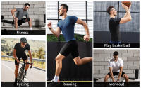 Camiseta Deportiva De Secado Rápido Para Hombres Camiseta De Compresión Corta Para Gimnasio Ejercicio Y Correr Camisetas Básicas De Undershirts - details 1