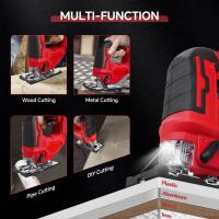 Sága Juego Sin Cable Con Inclinación 0°- 45° Y 3 Ajustes Orbital Con Luz LED Para Tronco De Madera Compatible Con Batería Milwaukee 18V (No Incluye Batería) - details 5