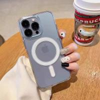 Funda Magnética Para iPhone Con Carga Inalámbrica Compatible Con Magsafe Transparente Antigolpes Resistentes a Los Choques Para iPhone 11 pro Max Hasta iPhone 15 Air - details 8
