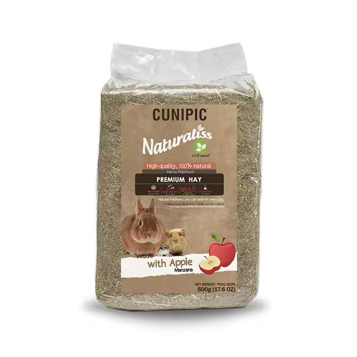 Cunipic Naturaliss heno con manzana 500 gr - 1