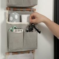 PC Colgando Organizador de almacenamiento Colgando Almacenamiento Colgando Bolsillos Gris 2 Pcs-2 Pcs - details 2