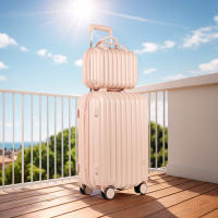 S7 STAR Juego de 2 maletas de viaje, Báscula de equipaje, Carcasa Ligera de PC, Asa con bloqueo a 3 alturas,Maleta grande, mediana y de cabina con un neceser,Trolleys,Ruedas Silenciosas Giratorias, Cerraduras de combinación,Múltiples opciones - details 9