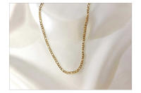 Collar De Cadena Figaro Simplicidad Vnox Para Hombres Y Mujeres Acero Inoxidable Antialérgico Joyería Minimalista De Moda - details 7