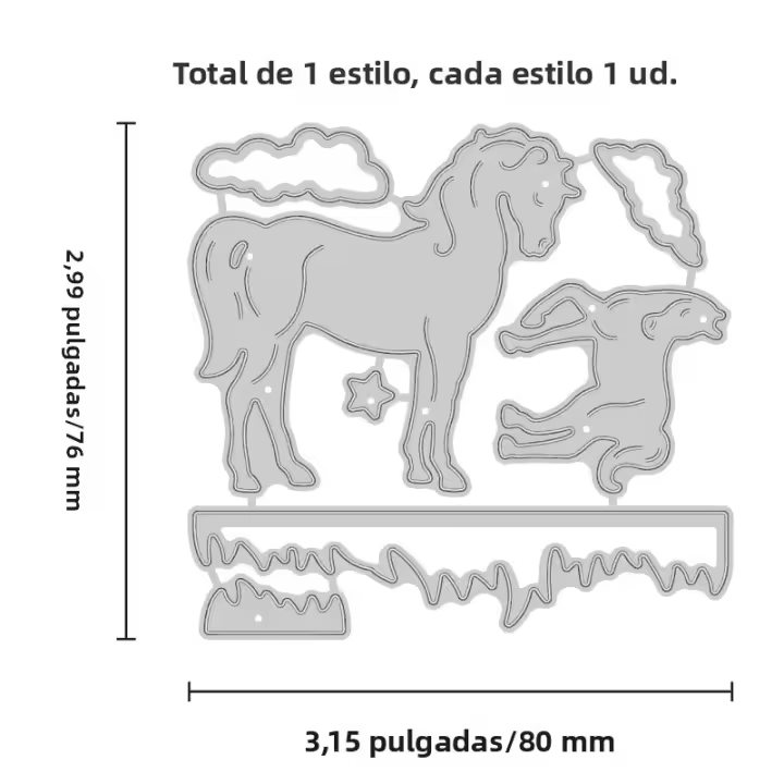 1pc Corte De Metal Para Poker Ajedrez Y Dados En Carbono Apto Para Scrapbooking Cumpleaños Boda Bodas Álbumes Cartas - 1