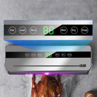 Food Vacuum Sealer Machine Dry and Moist Food Modes Automatic For Light Food Preservation With 10Pcs Bags Paper For Food Preservation Home Kitchen - details 3