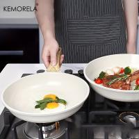 KEMORELA Sartén Antiadherente Con Recubrimiento De Granito Resistente Al Calor Manija Inducción Compatible 20/24/28cm 1PCS - details 3