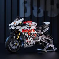 Conjunto De Bloques De Construcción De Motocicleta Tecnica Serie V4 Modelo De Moto Super Motorbike Kit De Juguetes Técnicos Para Niños Regalos Para Chicos - details 0