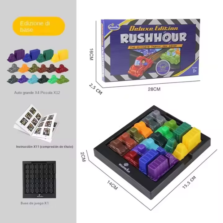 Juego De Mesa Para Niños Puzzle De Raciocinio Lógico Pasar Niveles De Carreras Americanas Juguete Intelectual Para Edades 3-12 Años Plástico - 1