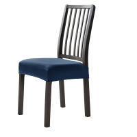 Cubierta De Silla De Comedor Suave De Velours Color Sólido Cubierta De Asiento Desmontable Antipolvo Fundas De Silla Para Hotel Y Hogar - details 18