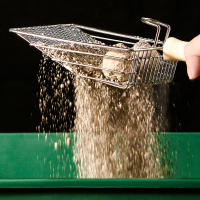 Shovel Para Basura De Gato De Acero Inoxidable Con Mango De Madera Fácil De Lavarse Y Resistente Al Rusticidad Herramienta De Limpieza Del Lodo Para Gatos - details 5