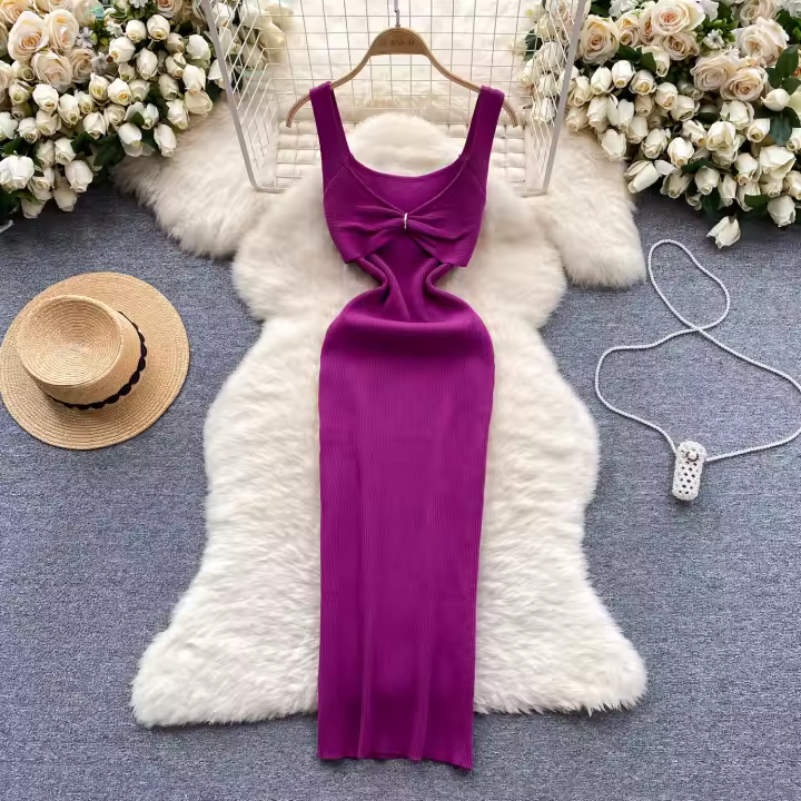 Vestido De Encaje Sin Hombros Para Mujer REALEFT Verano Elegante Sólido Ajustado Con Lazo Estilo Bodycon Para Fiesta - 1