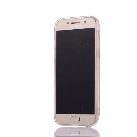 Generica - Funda Mirror Gel TPU efecto Espejo para Samsung Galaxy A3 2017 Gris - 1