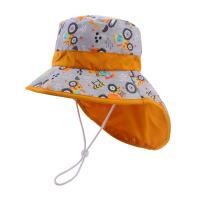 Nueva Gorra De Pescador Panama Para Bebés Con Protección Solar Y Estilo De Playa Ajustable Para Niños Y Niñas Cartoon Cuidado Del Ambiente Material De Algodón Sombrilla Ancha Para Exteriores - details 8