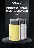 VGR Afeitadora Profesional Para Hombres Cuchilla De Acero Inoxidable Afeitadora Eléctrica Impermeable Con LED Y Carga Rápida V-359 - details 0