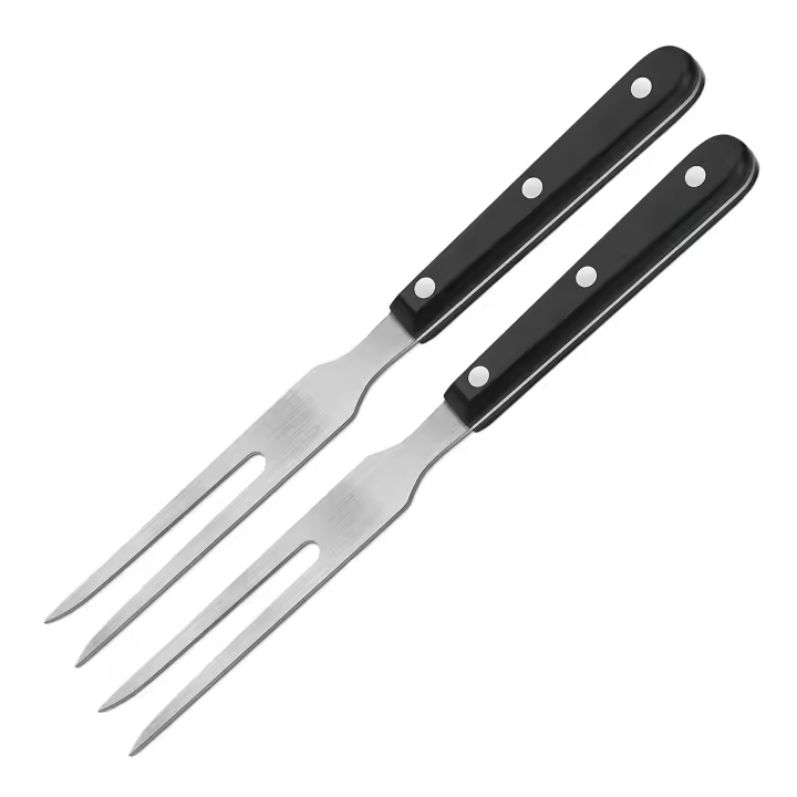 2pcs Tenedores Para Carne De Acero Inoxidable De 10 Pulgadas Largas Para BBQ Cocción Asado Aro De Carne Herramientas De Cocina - 1