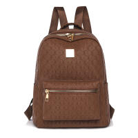 Mochila nueva de gran capacidad para mujeres que viajan diariamente, mochila informal de PU para estudiantes, bolso para mujer - details 0