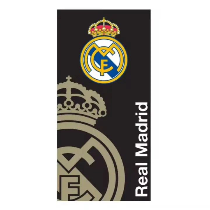 Real Madrid Toalla de playa gimnacio o baño 100% Microfibra 70x140 Cm - 1
