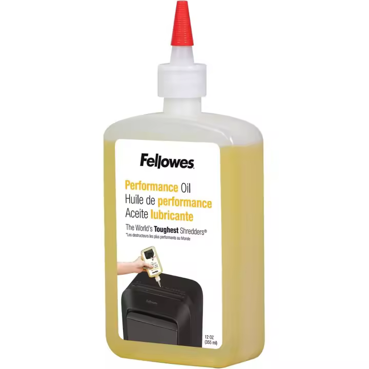 Fellowes Aceite lubricante para destructoras de papel - con boquilla extendida, 355 ml - 1