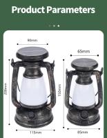 Lámpara De Camping Portátil Recargable Por USB Y Solario Con 3 Modos De Iluminación Luz De Tent Para Exteriores Material ABS - details 12