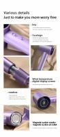 Secador De Pelo De Alta Velocidad 1600W Con Pantalla LED Y Boquilla Eléctrica Regalo Para Cabello Potente Y Con Anión - details 19