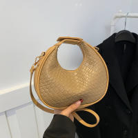 Bolso De Hombro PU Cuero Moda Color Sólido Con Red Trendy Bolso Cruzado Pequeño Para Damas Lujo Diseñador Bolsos De Mano - details 28
