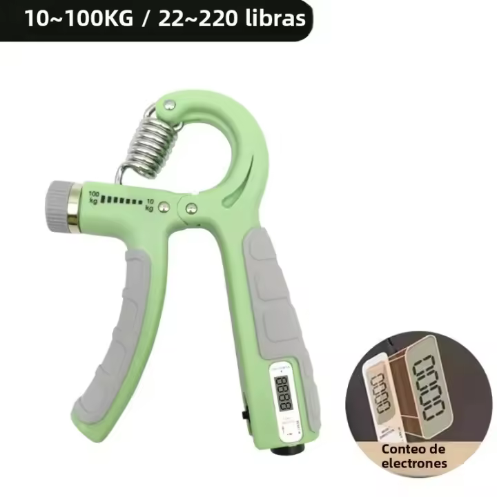 Aguja De Fuerte De Mano Ajustable 10-100 KG Con Contador Equipo De Entrenamiento De Fuerza De Mano Para Rehabilitación - 1