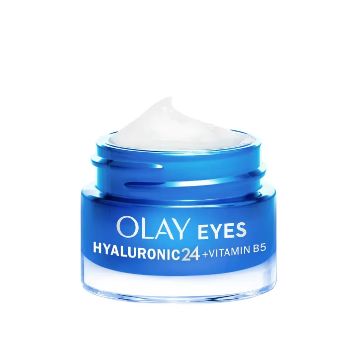 Olay Hyaluronic 24 + Vitamina B5, Gel Crema Para Contorno De Ojos, Con Ácido Hialurónico, Vitamina B5 Y Niacinamida, Hidrata Y Reafirma La Piel Del Contorno De Ojos, 15 ml - 1