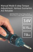 Destornillador Eléctrico Manual De Gran Torque 0.15-7 Nm Herramienta Eléctrica Mini Perforadora Con Mango Recto Y Set De Destornilladores Ratchets - details 3