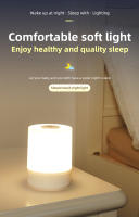 Lámpara Nocturna Portátil Recargable USB Con Tres Colores Ajustables Pequeña Para Mesa De Noche En Habitación Infantil Y Dormitorio - details 0