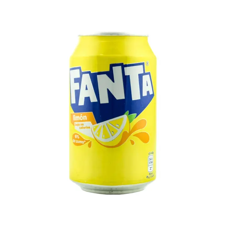 Fanta limón 33 cl pack 24 latas - 1