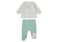 Conjunto de flores para bebé recién nacido niña Yatsi - Camiseta y polaina de algodón para otoño e invierno (52-62cm) - details 3