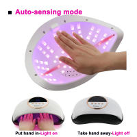 Secador De Uñas Grande Con 69 Leds UV Para Polvos De Gel Doble Mano Máquina De Manicura Equipo De Arte De Uñas De Alta Potencia - details 2