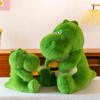 Muñeco De Peluche Lindo De Panda Bambú Dinosaurio Conejo Para Decoración De Hogar Almohada De Suavecito Para Dormir Juguetes De Peluche Para Bebés - details 8