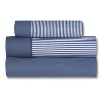 Juego De Sábanas Greco Azul de Paduana, Algodón y Poliéster, Tacto Suave, No Hace Bolitas, 144 Hilos, antipilling - details 0