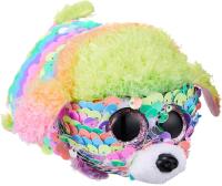 TY  - Caniche con lentejuelas arcoíris Teeny - Multicolor  -  Adorable  peluche  ideales  para  conquistar  el  corazón  de  los  niños  - Coleccionable - - details 0